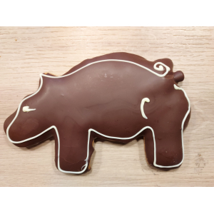 Petit cochon en pain d'épices (chocolat noir)