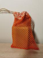 Filet à savon orange