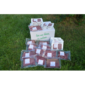 Viande bovine caissette 12kg mixte