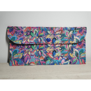 Pochette plate fleurie