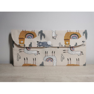 Pochette plate lama