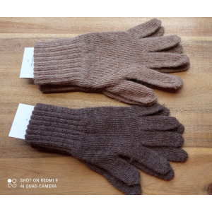 Gants beige en laine d'alpaga taille 7