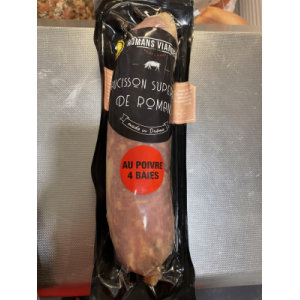 Saucisson à cuire au poivre 4 baies