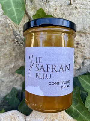 Confiture poire et safran