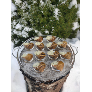 120 coquilles d'escargot au beurre persillé