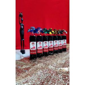 Sirop d'hibiscus et son chapeau wax