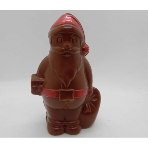 Père noël en chocolat au lait