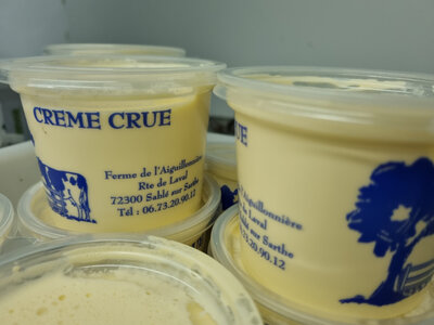 Crème fraîche crue