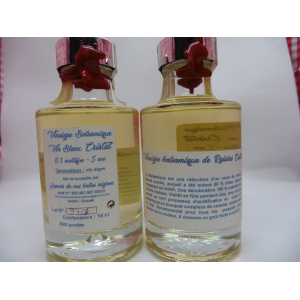 Vinaigre balsamique vin blanc cristal - 10 cl