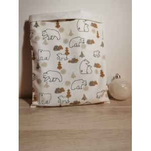 Pochette à livre ours