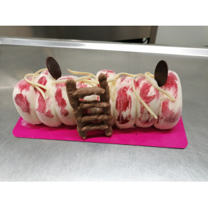 Bûche citron cassis