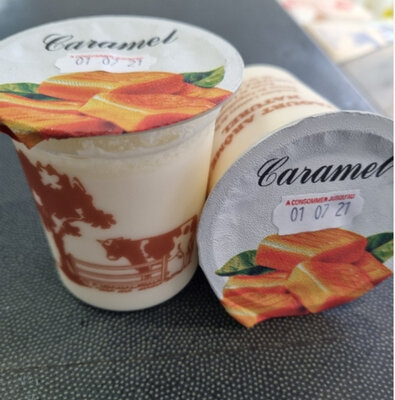 Yaourt à l'unité au caramel