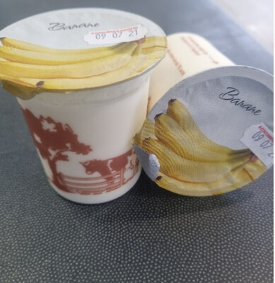 Yaourt à l'unité à la banane 🍌