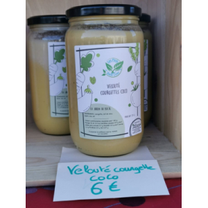 Velouté de courgettes coco