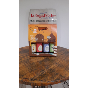 Coffret cadeau 4 bouteilles de 33 cl
