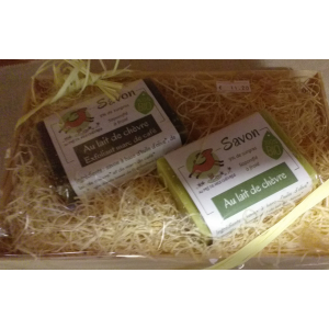 Coffret 2 savons au lait de chèvre
