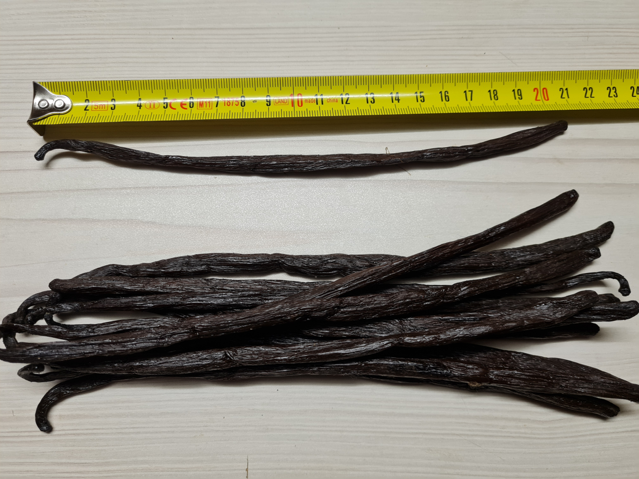 10 Gousses de Vanille de 15-16 cm
