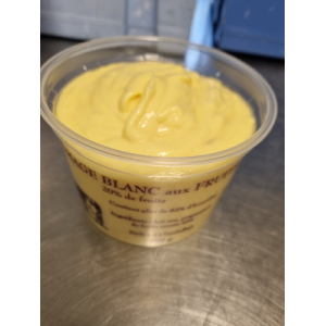 Fromage blanc lissé pêche 🍑  mangue 🥭