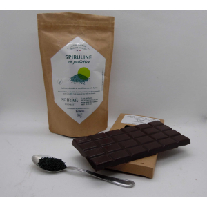 Tablette de chocolat Noir 72 % Orange Confit /u.