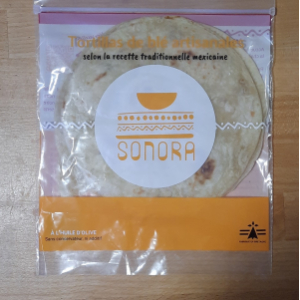 Paquet de 10 tortillas 17 cm - huile d'olive