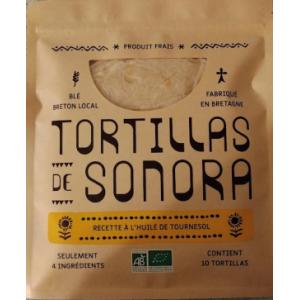 Paquet de 10 tortillas 17 cm - huile d'olive