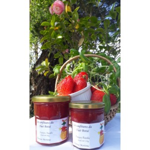 Confiture de fraise au basilic