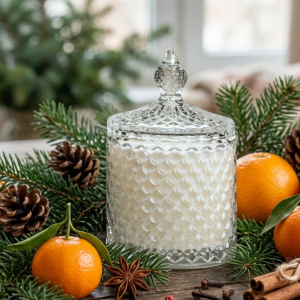 Bougie bonbonnière forêt d'épices