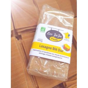 Pâte à lasagne blé dur bio