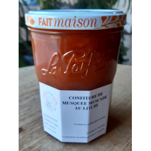 Confiture muscade et litchi