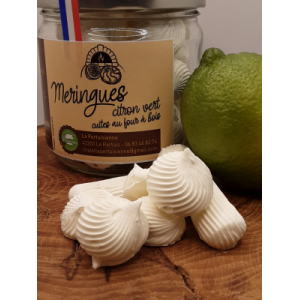 Meringues vanille-citron vert