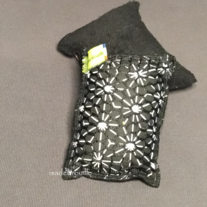 Eponge reutilisable lavable grattante