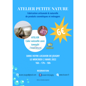 Atelier cake vaisselle jeugny 17h