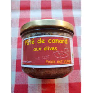 Pâté de canard aux olives 200 gr