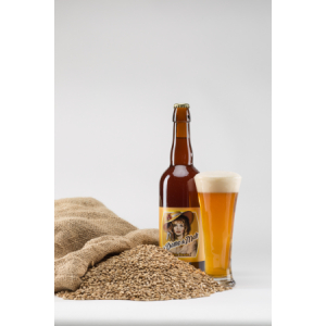 Bière dorée la dame de malt