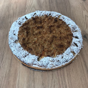 Tarte streussel aux pommes