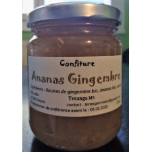 Confiture ananas gingembre