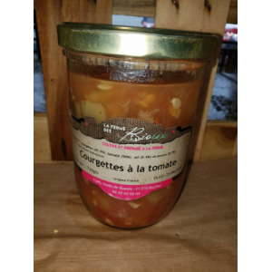 Courgettes à la tomate bio