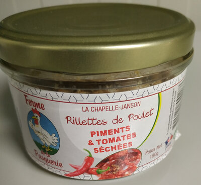 Rillettes poulet piment tom. sechées-180g