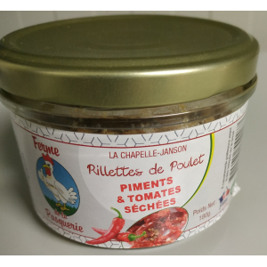 Rillettes poulet piment tom. sechées-180g