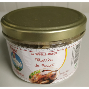 Rillettes de poulet nature -180g