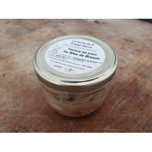 Terrine de porc au bleu de bresse