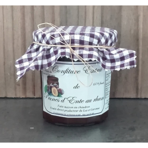 Confiture extra de prunes d'ente au rhum