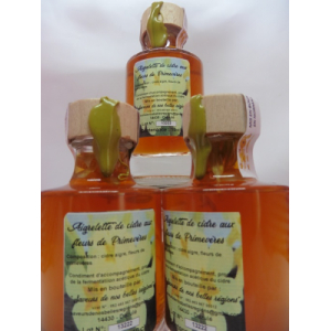 Aigrelette de cidre aux fleurs de primevères