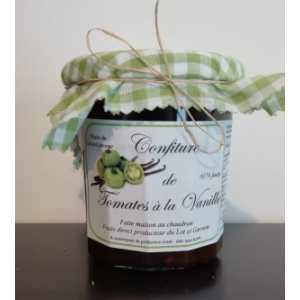 Confiture de tomate verte à la vanille