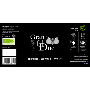 Imperial oatmeal stout 75cl