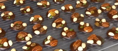 Mendiants chocolat au lait