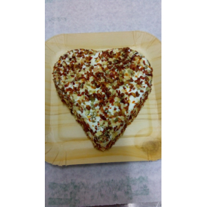 Coeur de chèvre bio, frais, brushetta