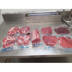 Colis de 5 kg et de 10 kg de viande de veau