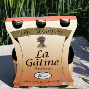 Bière artisanale la gâtine ambrée pack 3x33cl