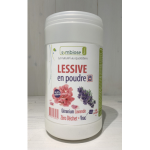 Lessive en poudre géranium lavande 1 kg